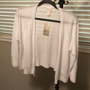 Two cute shrugs from Chico’s with tags